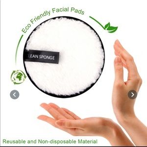 Reusable makeup - remover round sponge
